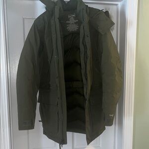 L.L. Bean Men's Green Parka
